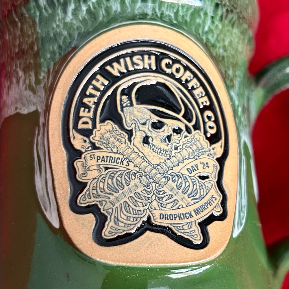 NEW Death Wish Coffee Mug 2024 St. Patrick’s Day Dropkick Murphy’s #73